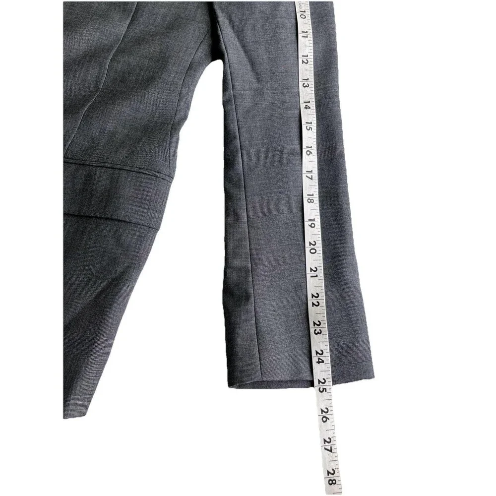 J Hilburn Vitale Barberis Men 36R Blazer European Fit Gray Wool Glen Plaid